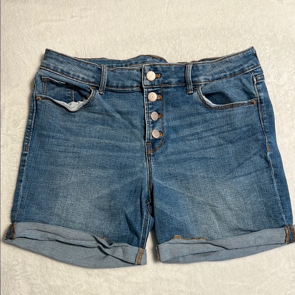 Old Navy Blue Jean Shorts with Vintage Fade